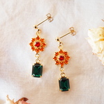 F×SVintage Swarovskiピアス