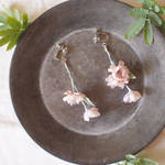 布染花＊桜八重咲き＊イヤリング