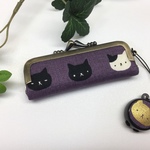 がま口 印鑑ケース《ねこ》