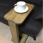 nobu0504様専用 サイドテーブル（ウレタンキャスター付）ジャコビーン色