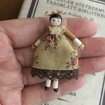 木製ペグドール風ミニチュアドール♡アンティーク♪