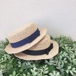 ベビー&キッズ UVカット 天然素材のカンカン帽  【受注生産】
