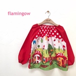 【110】小人柄のスモック