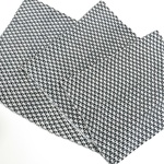 ♪♪正絹プチプラ帯揚げ♪♪白黒幾何学