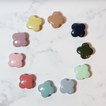 フラワー🌼 プラスチックビーズ 穴あり 20個  MIXセット