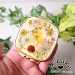 押し花ミラー💛イエロー