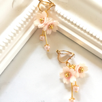 桜(枝垂れ桜) ピアス／イヤリング