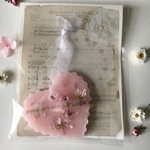 桜のアロマワックスサシェ④ハート