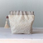 posy...様専用ページ　レース＋リネン*バネ口金ポーチ