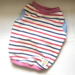 翌日発送★首38胴58着丈35春ボーダータンクフレブル服小型犬フレンチブルドッグパグフレブル服