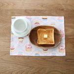 【在庫限り】カップケーキのランチョンマット★ピンク　