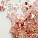 シェア天然石☆チェリークォーツ 30g 穴なし サザレ