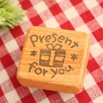 「Present for you」プレゼントに添えるはんこ