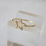 K18YG　オープンリトルスターリング 