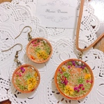 ※予約品  春色 小花のネックレス
