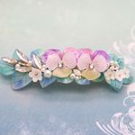 春色、パンジーbijou＊華やかヘアバレッタ