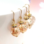 桜の水風船ピアス