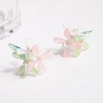 春色小花(ピンク・グリーン・白)ピアス・イヤリング