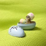 babyシマリス イースター 卵形缶入り 羊毛フェルト