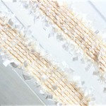 【期間限定値下げ！】2m　新作　ツイードリボン　ホワイト　白　約30mm　R037-0　検　ゴシック　ツイード　ゴージャス