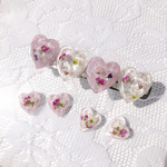 いちごみるくピアス（白地）