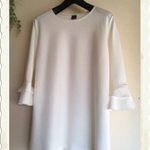 （Ｙ様ご予約品）袖二段フリルチュニック（白）