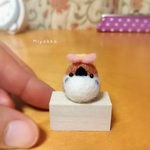 【ご依頼品】小さな癒しマスコット ＊ お花スズメ