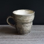 マグカップ⑫　粉引灰釉