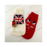 ap＊様専用お買い物ページ ユニオンジャックニットくまさん付き、Heart uk flag sweater 