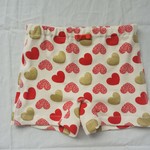 ★130size★オーガニックコットン使用のボクサーショーツ＜レッドハート＞