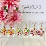 春オススメ！新作お花レジンピアス！