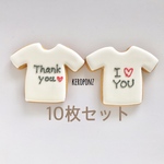 Tシャツアイシングクッキー     10枚セット