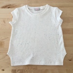 カラーネップの小袖Tシャツ  110cm