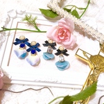 ♡花びら🌷ビジューイヤリング
