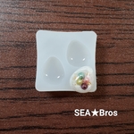 シリコンモールド　カボション楕円