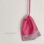 ラスト１点♡入園準備に♡給食袋  リバティー ジェニーズリボンズ