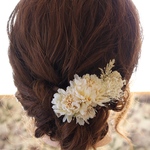 かすみ草 髪飾り ヘアアクセサリー  卒業式 入学式 フォーマル 結婚式