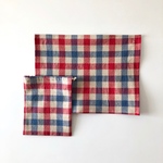 【SALE】給食セット/blockcheck:tricolor