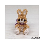 受注製作★うさぎモチーフ★茶系