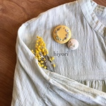 刺繍ブローチ 2個セット