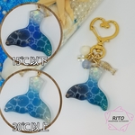 3段階♡色が変わる♡ホエールテールのバッグチャーム2