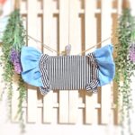 9  お洋服みたいな保冷剤リュック  ストライプ