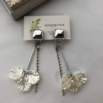 Silver花束イヤリング