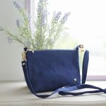 【noko611様ご注文分】長財布も入るスマホポシェット/11号帆布　トリコロール