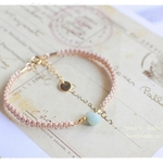 amazonite＊しずくブレスレット 