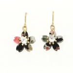 🌸高品質！和柄のジルコニア付き桜のピアス