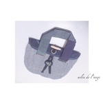 no.328 - denim remake mini bag
