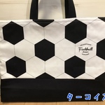 【再販予約】レッスンバッグ       サッカー  通学バッグ 通園バッグ お稽古バッグ 絵本バッグ 手提げ袋 男の子