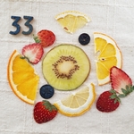 押しフルーツmix 33　ハンドメイド　素材　パーツ　ドライフルーツ　