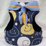 【送料無料】3500円から値下げしました♡春の新作♡ニコちゃん柄のハーネス